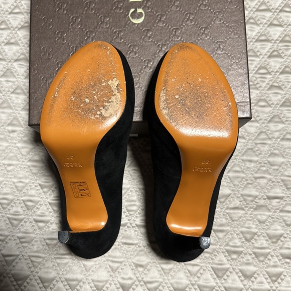 Gucci KID SCAMOSCIATO NERO Pumps - Picture 4 of 5